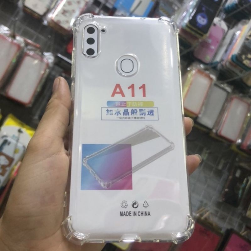 Samsung Galaxy A23 4G / A13 5G / A03S / A22 4G/ A22 5G/ A11 / M11 Ốp lưng chống sốc 4 góc trong suốt