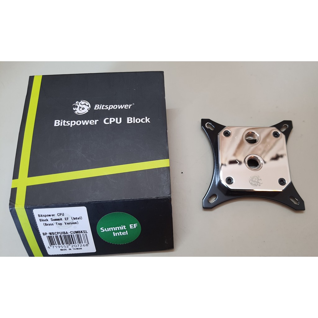 Block CPU Bitspower Summit EF Brass Nickel Plated
