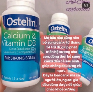 Viên uống bổ sung canxi và Vitamin D