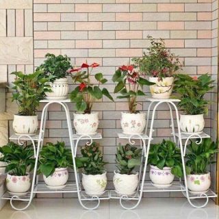 Kệ sắt để chậu hoa cây cảnh 6 tầng siêu đẹp
