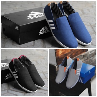 Giày Lười adidas Màu Xanh navy Cá Tính Năng Động Thời Trang Cho Nam