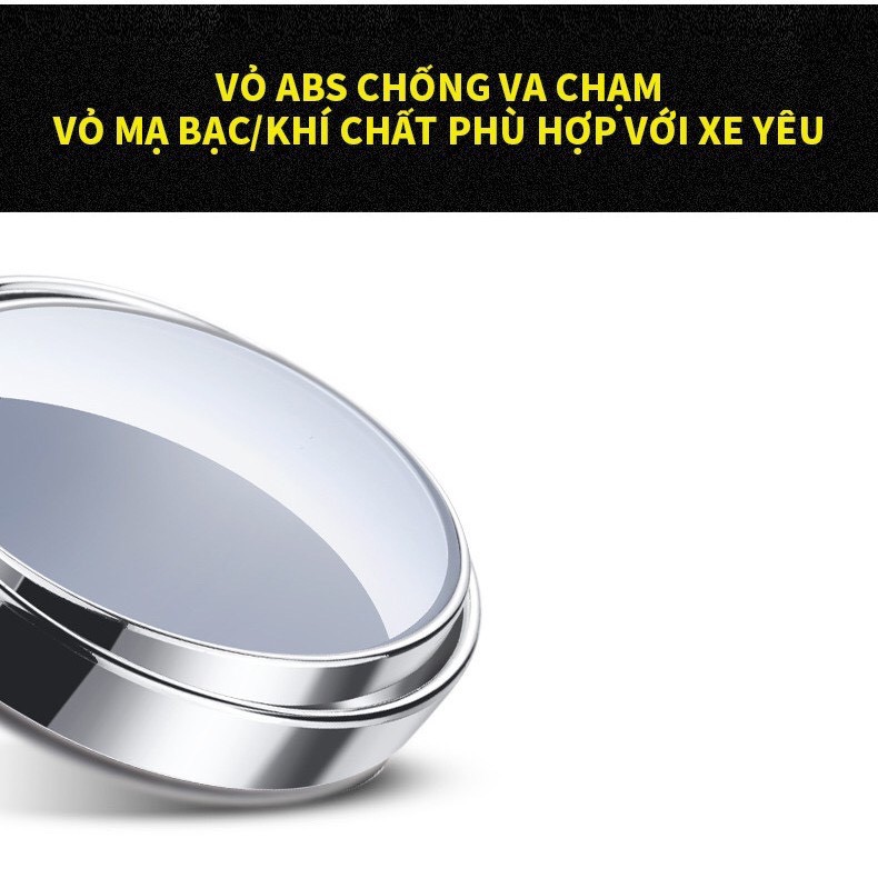 Gương chiếu hậu 360 độ vòng tròn nhỏ, xóa bỏ điểm mù