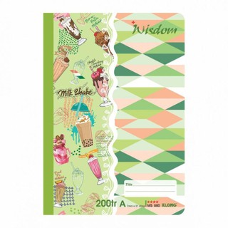 Vở kẻ ngang Wisdom KLong - 200 trang; MS: 880 - sỉ ib