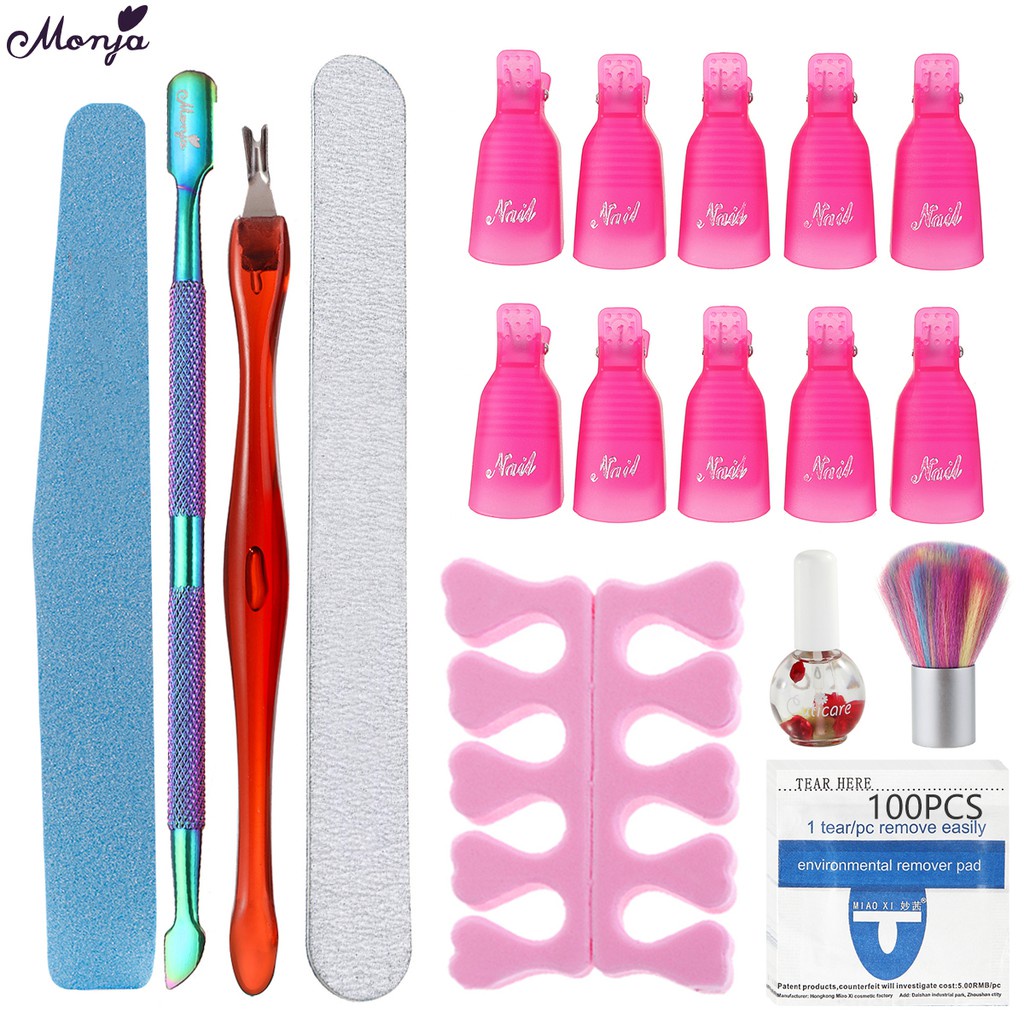 Bộ 9 Dụng Cụ Tẩy Tế Bào Chết Cho Móng Tay Monja