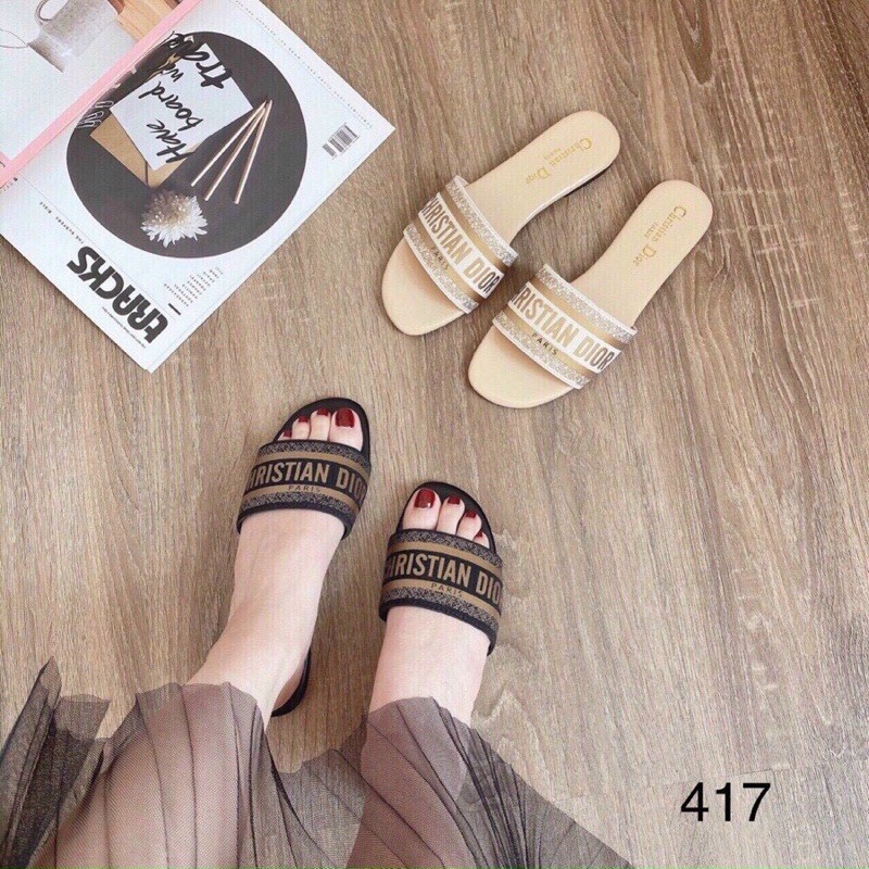 Dép lê D chữ mã 417