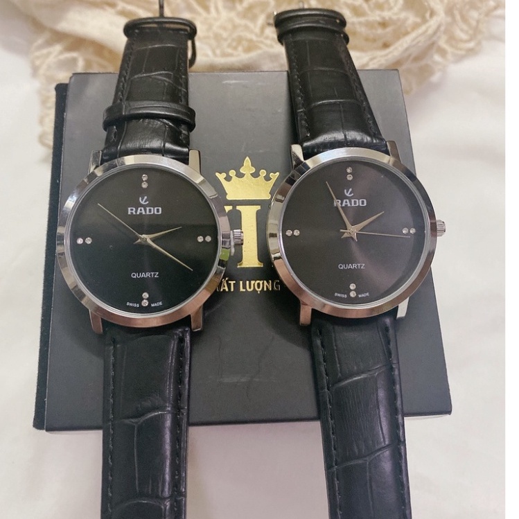 Đồng hồ nam nữ RADO dây da máy thụy sĩ cao cấp [ bảo hành 12 tháng 1 đổi 1 ] | BigBuy360 - bigbuy360.vn