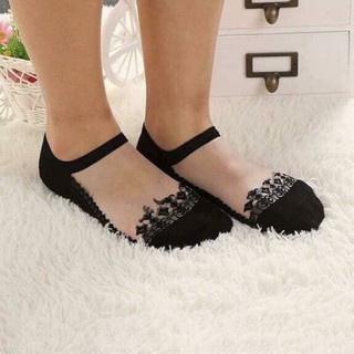 Tất hài ren công chúa lố 10 đôi, hàng dai chấp giặt máy