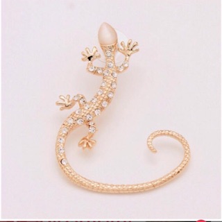 Bông Tai Kiểu Hình Thằn Lằn Đeo Một Bên