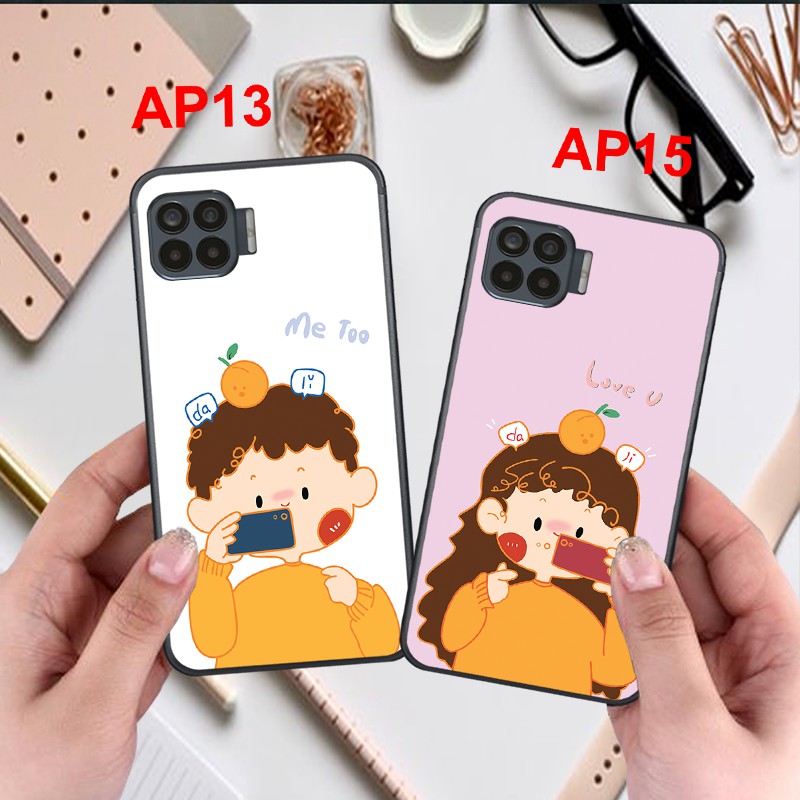 [ HÀNG HOT ] Ốp lưng điện thoại Oppo A93 - A73 - F17 in hình cặp đôi đẹp - cute đáng yêu
