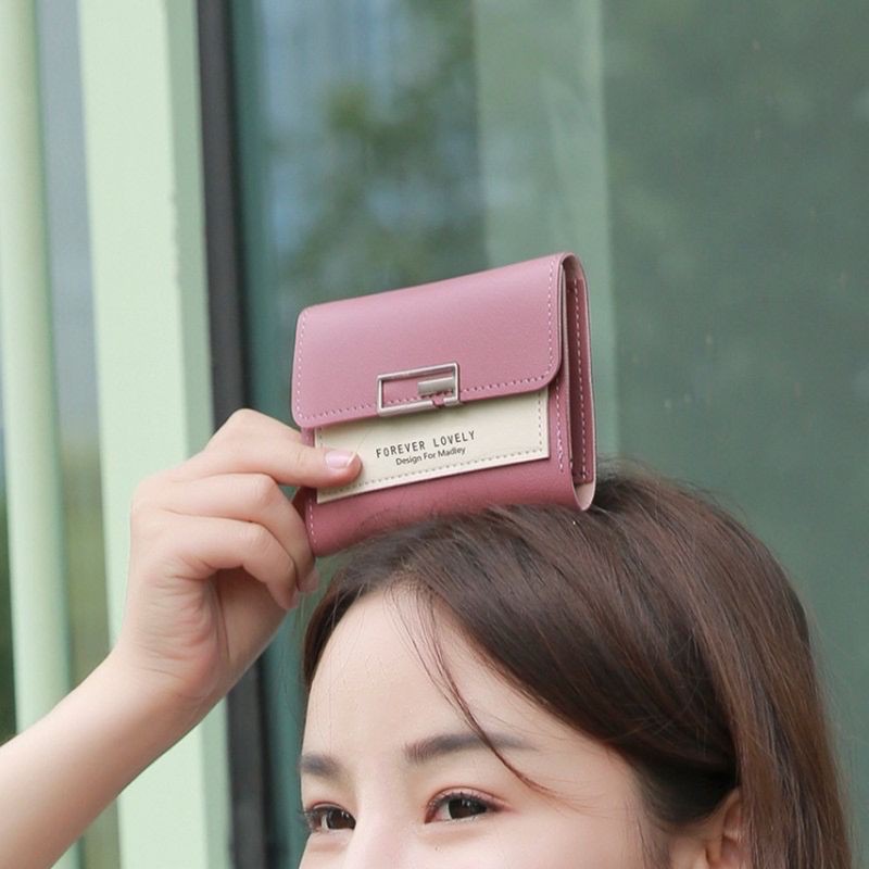 Ví nữ cầm tay mini cao cấp Madley nhỏ gọn thời trang phong cách Hàn Quốc VD01