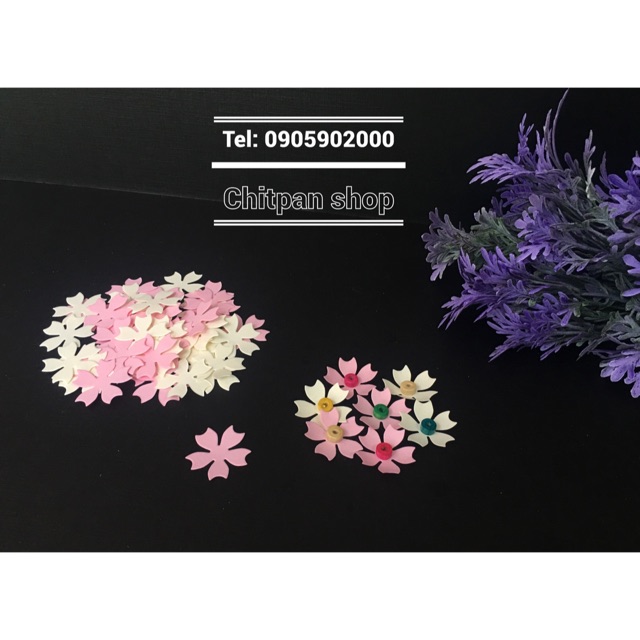 Set nguyên liệu hoa anh đào nhí 100 bông
