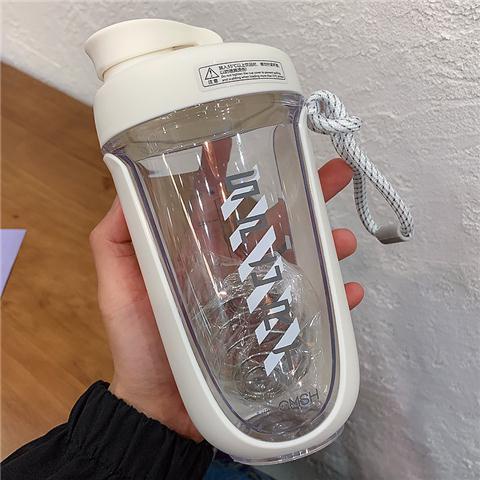 Bình Nước Thể Thao Di Động Uống Sữa Lắc Bột Protein Chịu Nhiệt Cao