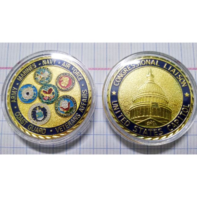 Đồng xu kỉ niệm các lực lượng quân đội Mỹ coin medal dùng để dán zippo hoặc sưu tầm.