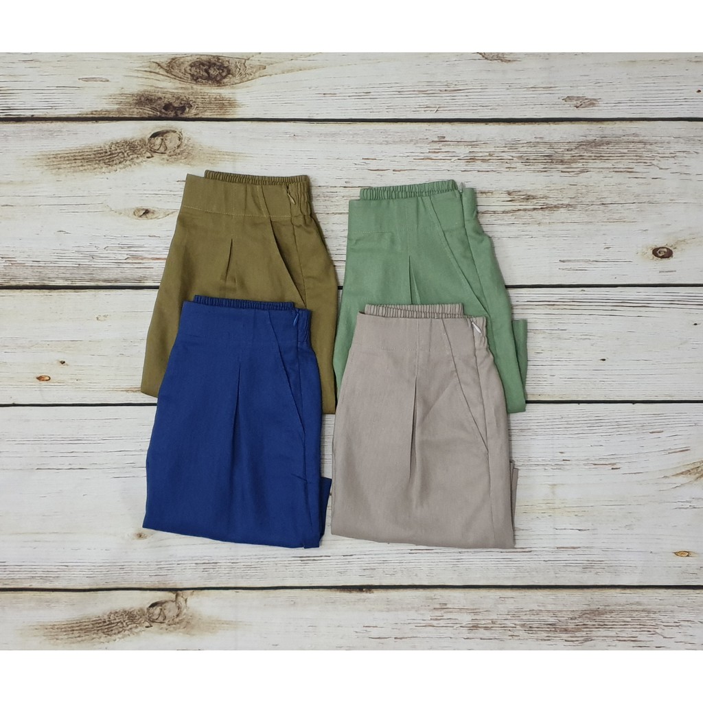 Quần Short Nữ  GHP-GARMENT Linen Kiểu Lưng Thun Dây Kéo Hông 5820 (SALE) | BigBuy360 - bigbuy360.vn