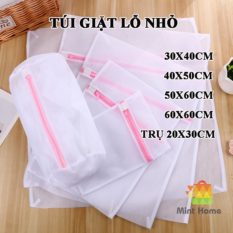 Túi giặt đồ máy giặt, túi lưới giặt quần áo, đồ lót bảo quản đựng đồ có khóa kéo chắc chắn