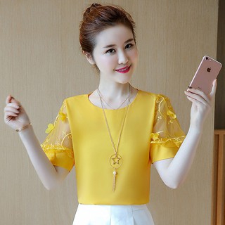 Hàng nhập : áo voan tay phối thời trang – ak 116