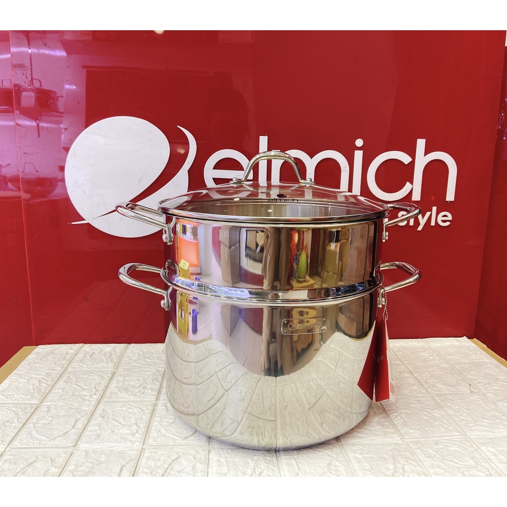 Nồi hấp đa năng inox liền khối Elmich Trimax CZ EL-3831 size 28cm