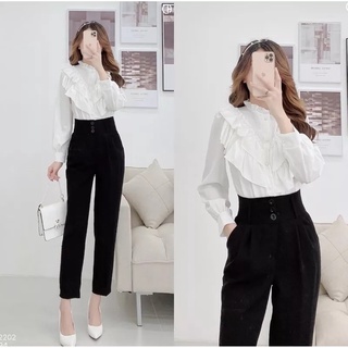 QUẦN BAGGY cạp bản to 3 khuy siêu sang hàng mới ra
