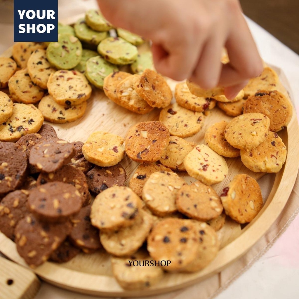 Bánh Cookie Nho Khô Việt Quất - Yourshop - Bánh ăn kiêng, giảm cân