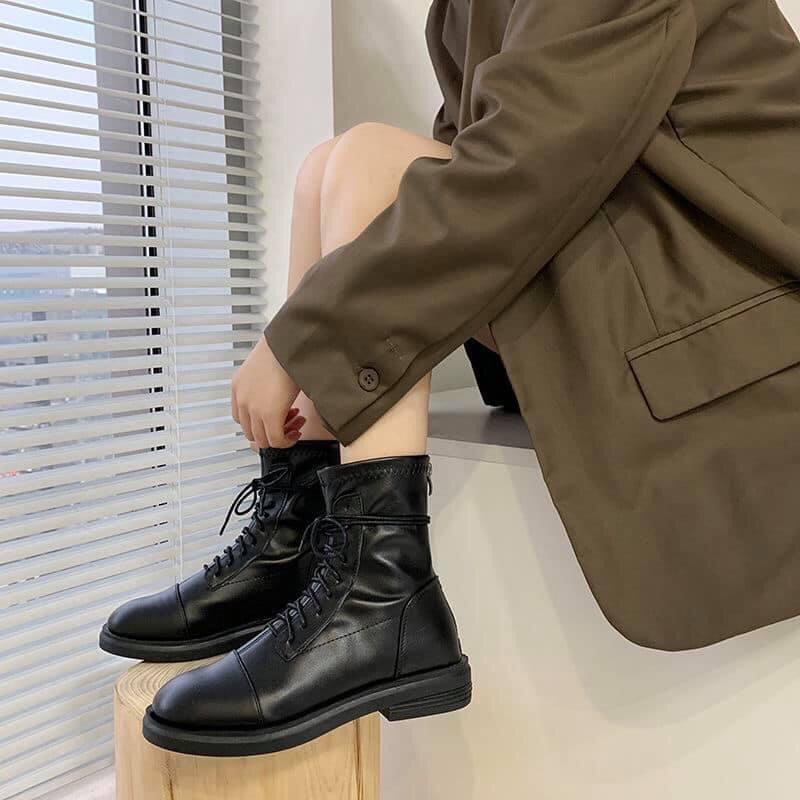 Bốt da đế thấp