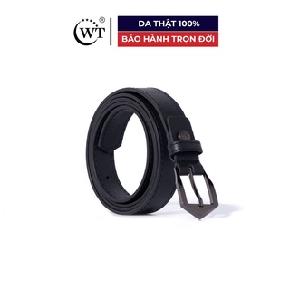 Thắt Lưng Nữ Da Bò Cao Cấp Khóa Đen Màu Đỏ, Vàng, Nâu, Xanh, Trắng WT Leather 193121203, 193122506, 193123901