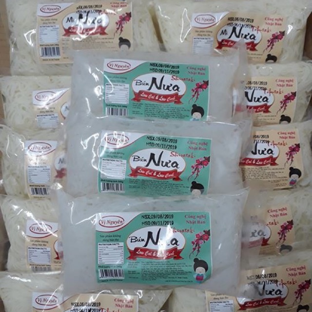 Combo 10 gói bún mì nưa 240gr