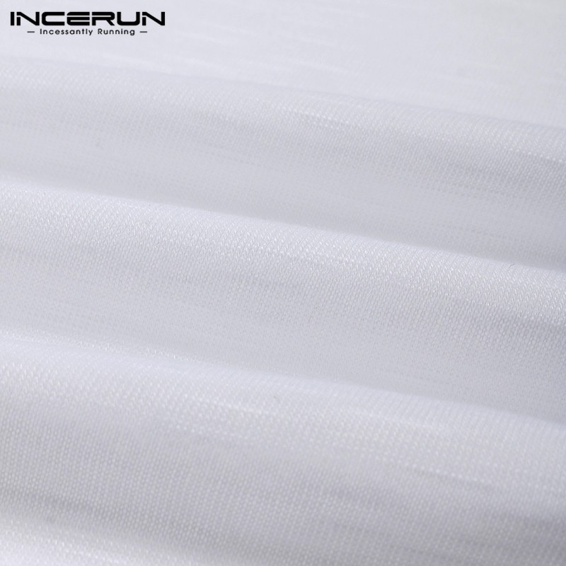 Áo Cardigan INCERUN Vải Mỏng Tay Dài Cổ Chữ V Phối Nút Gài Cho Nam | BigBuy360 - bigbuy360.vn