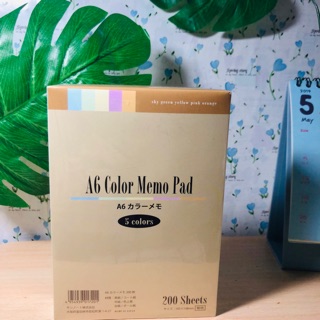 Giấy note 5 màu khổ a6 nhật