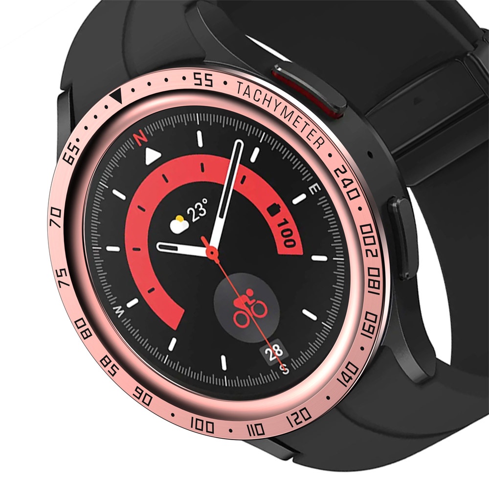 Khung Viền Bảo Vệ Bằng Thép Không Gỉ Cho Đồng Hồ Samsung galaxy watch 5 pro 45mm