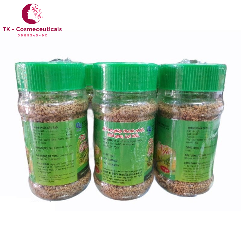 Trà Râu Ngô Rau Má Mã Đề Đại Uy Hỗ Trợ Mát Gan, Giải Độc, Lợi Tiểu - 150g