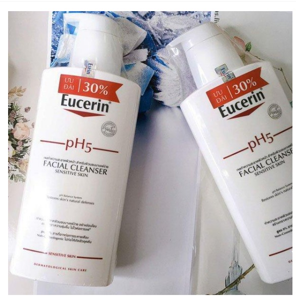 Sữa Rửa Mặt Cho Da Nhạy Cảm Eucerin Facial Cleanser PH5 100ml-400ml