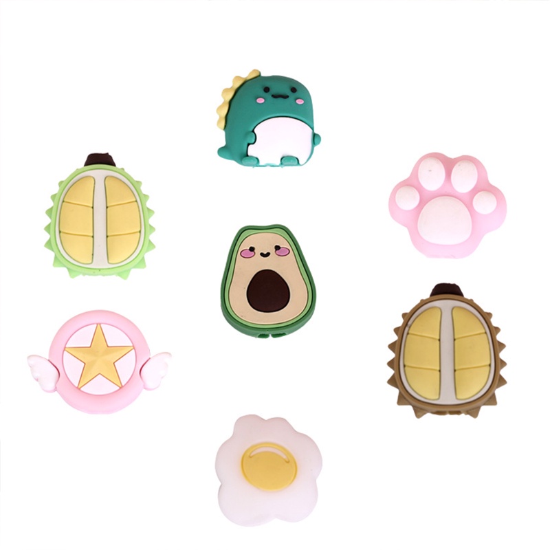 [Voucher &amp; Dịch vụ] Phụ Kiện Bảo Vệ Dây Cáp Sạc USB Hình Hoạt Hình Dễ Thương Cho Mọi Dòng Điện Thoại for Apple Huawei