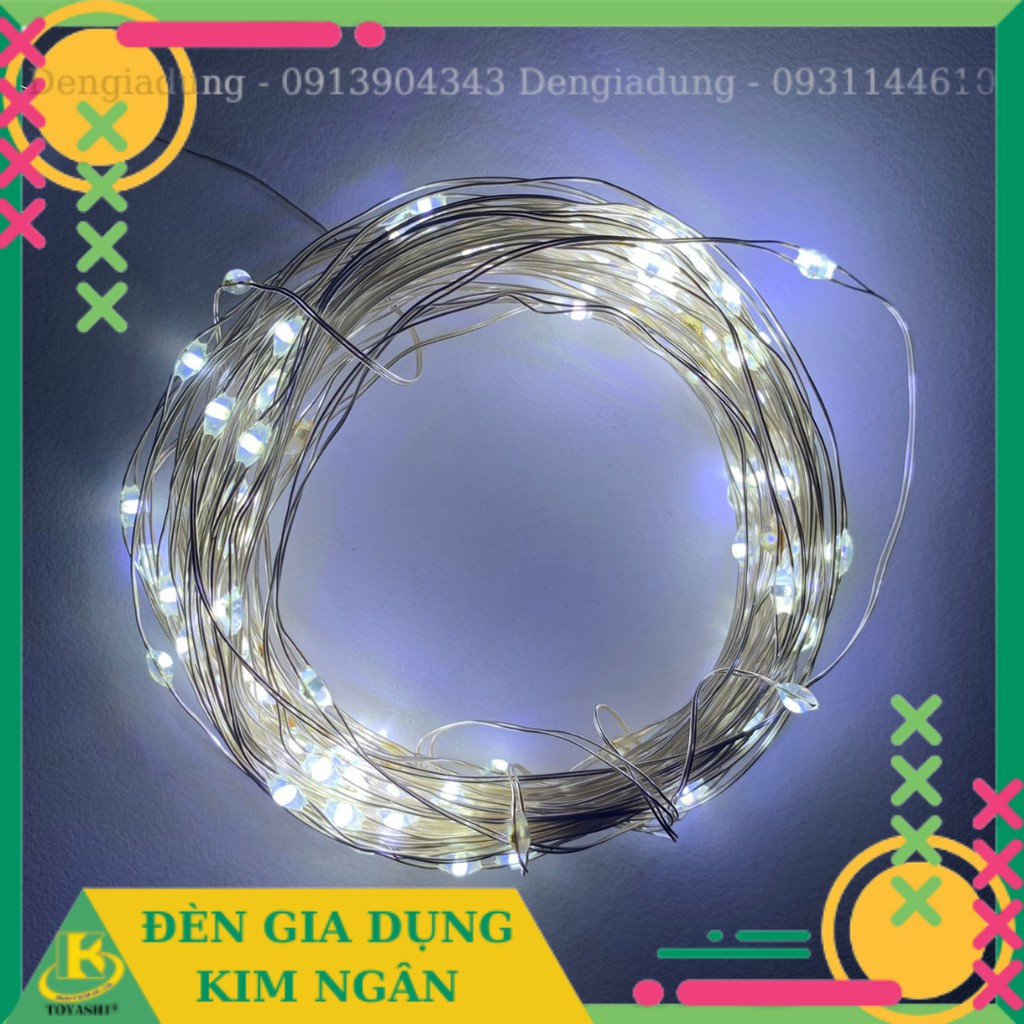 Dây Đèn Led Đom Đóm Trang Trí 5m/10m Ánh Sáng Trắng