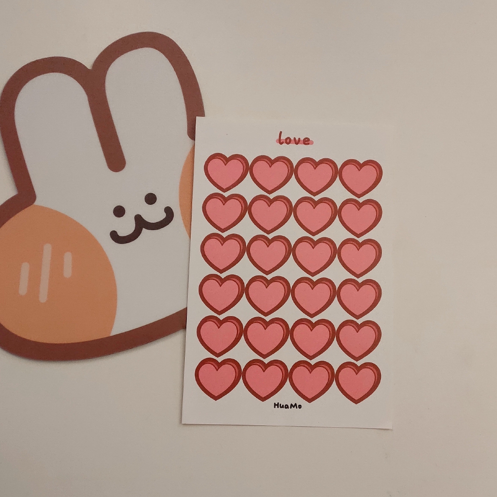 Miếng dán trang trí hình dấu chân gấu , thỏ , gấu , mèo dễ thương