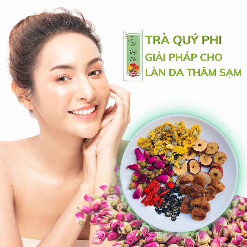 Trà Quý Phi - Trà Dưỡng Nhan Cung Đình - Làm Đẹp Da, An Thần, Giảm Stress