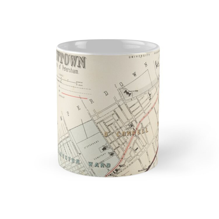 Cốc sứ in hình - Newtown Suburban Map Mug - 11Oz Mug - Made From Ceramic- MS 2163
