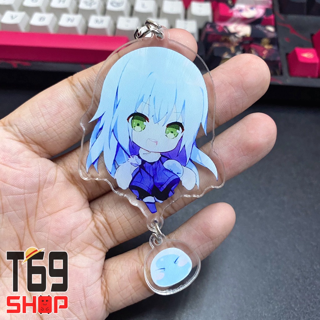 Móc khóa mica Rimuru - anime Tensei Shitara Slime Datta Ken