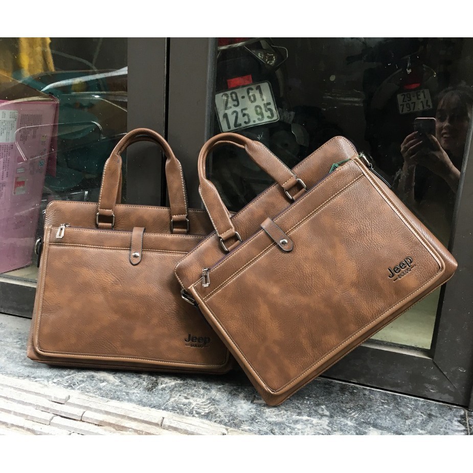 [Shop Cặp và Balo Nguyên Vũ] kho cặp da jeep sale mạnh bền đẹp lịch sự nhanh tay đặt hàng hàng chất | BigBuy360 - bigbuy360.vn