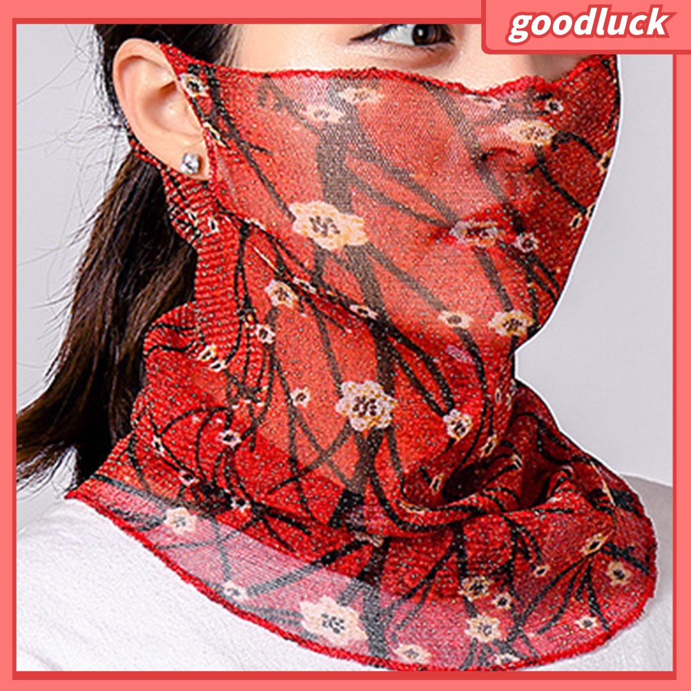 Khăn Choàng Đầu Họa Tiết Hoa Lá Thời Trang Cho Nữ