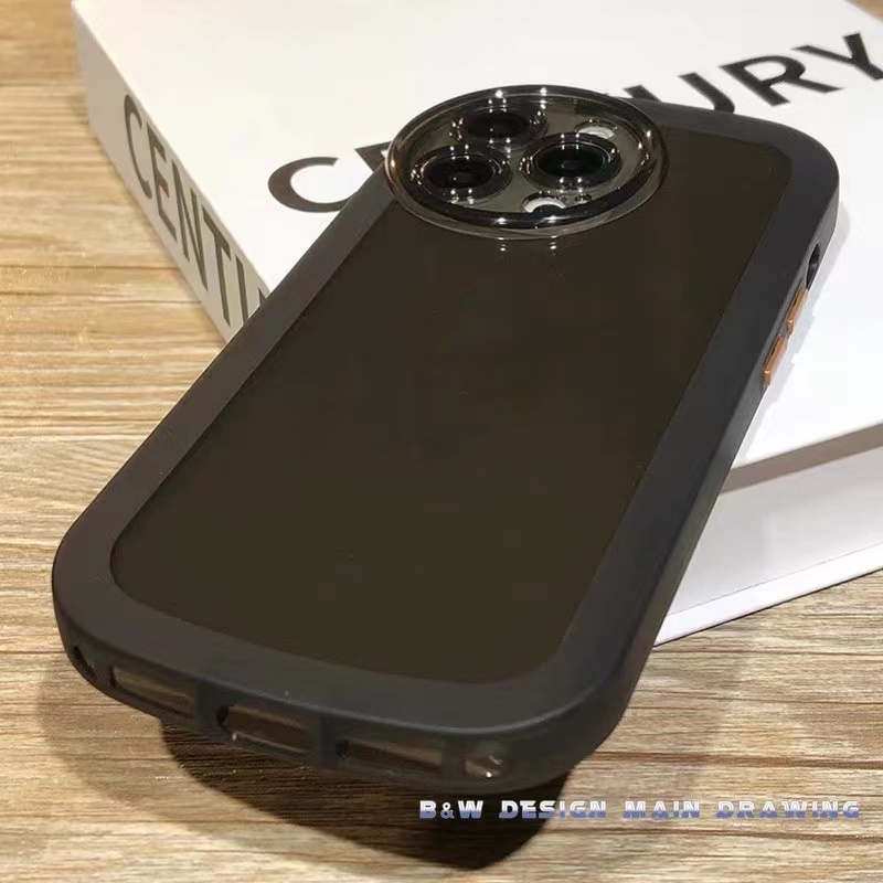 Ốp Điện Thoại Silicon Mềm Trong Suốt Chống Sốc Bảo Vệ Camera Hình Tròn Sang Trọng Cho iPhone 13 12 11 Pro MAX XR IX XS MAX