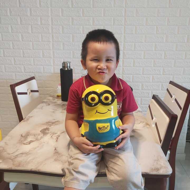 heo đất tiết kiệm tiền MINION Gốm Men Sứ Bát Tràng cao cấp - Size ĐẠI - 4 MÀU lựa chọn - lợn đất phong thủy Tài Lộc