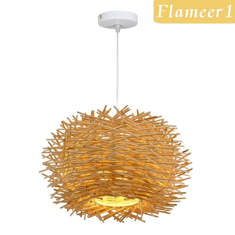 [Flameameer1] Đèn Treo Trần Nhà Hình Tổ Mây Tự Nhiên
