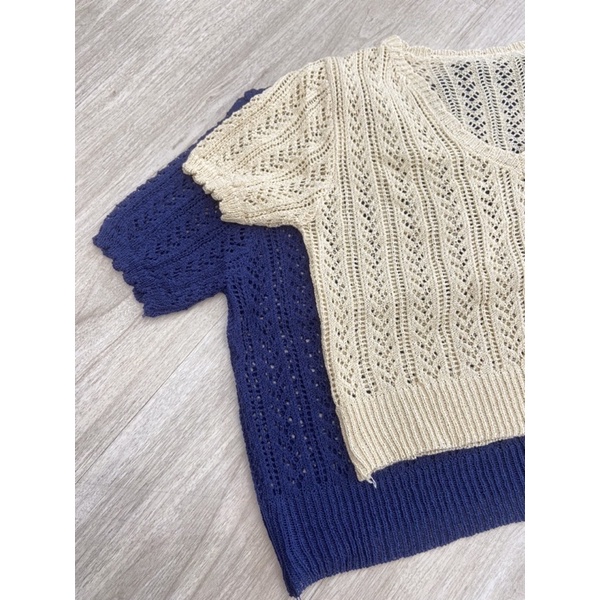 len croptop navy - nude