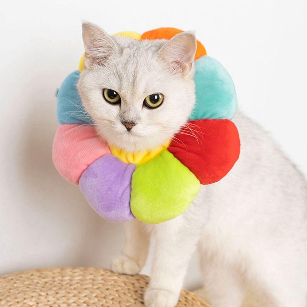 LLOYD Vòng Cổ Bằng Cotton Nhiều Màu Chống Liếm Vết Thương Cho Thú Cưng