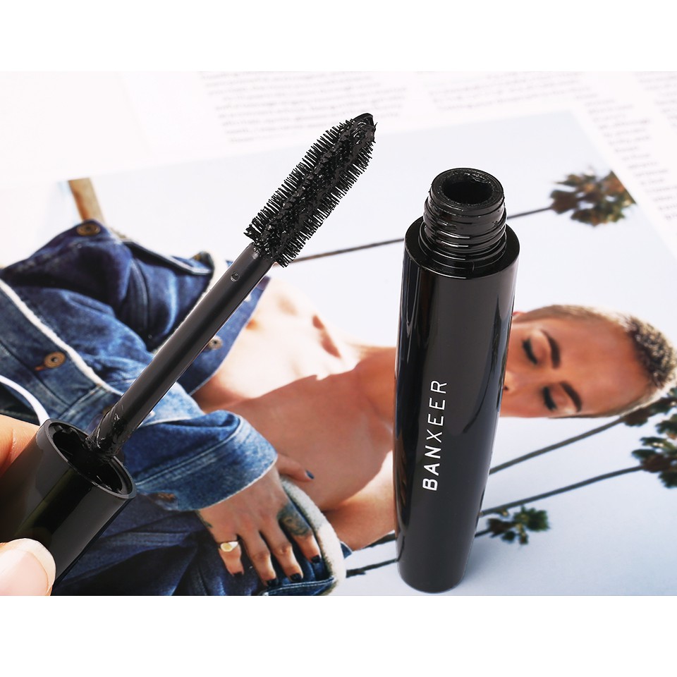 Mascara BANXEER Sợi Lụa 4D Chuốt Mi Cong Và Dày Chống Nước 36g