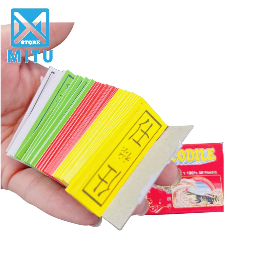 Bộ 2 Hộp Bài Tứ Sắc 112 Lá Crocodile VIP Đẹp Rõ Nét SP4833