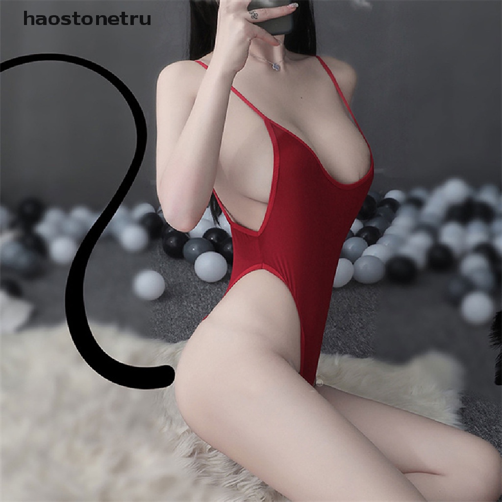 【RU】 Halter Swimsuit High Cut Swimsuit Womens Bodysuit One Piece Bathing Suits .
