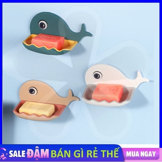 Khay Đựng Xà Bông Xà Phòng Hình Cá Heo siêu xinh