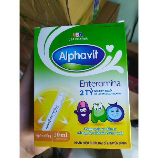 Alphavit men enteromina giúp bé hấp thu và tiêu hóa tốt hơn hộp 10ml