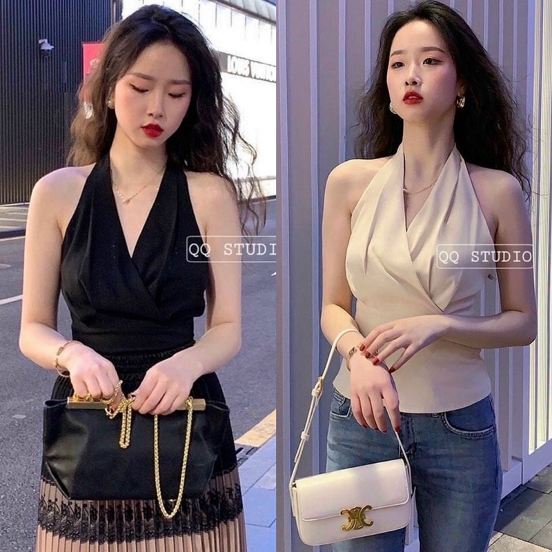 ÁO CỔ YẾM CHIẾT EO